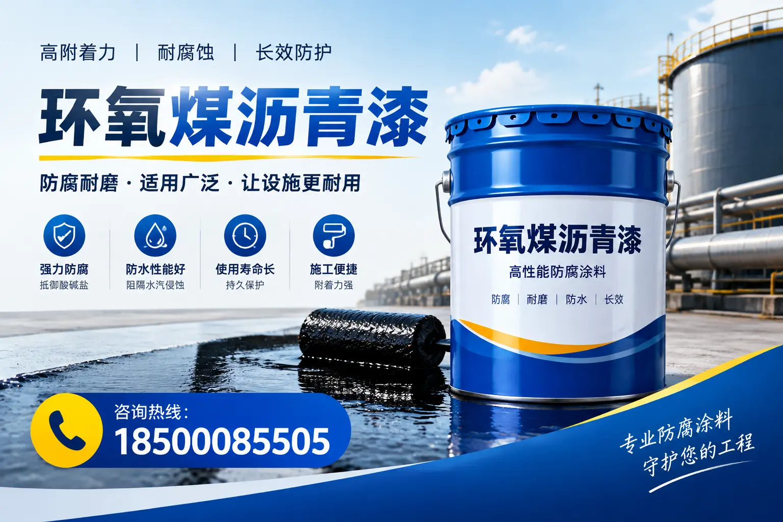 环氧煤沥青漆与其他涂料的对比分析,助力靖江企业决策